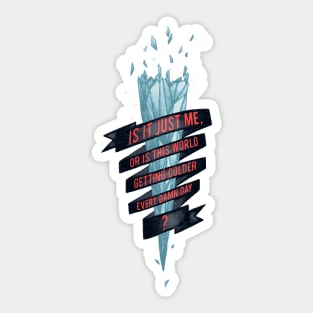 WARMING HOAX Sticker